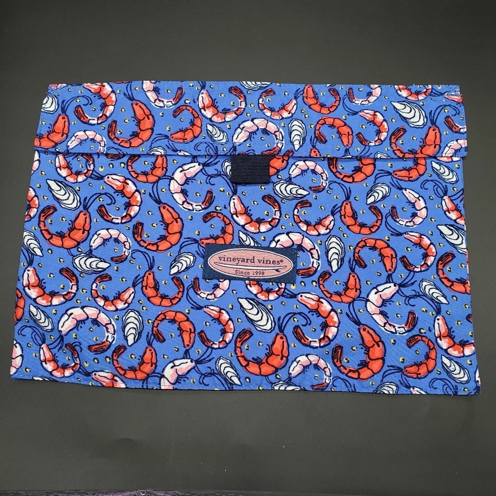 Vineyard Vines Fabric Bag with Shrimp and Oysters